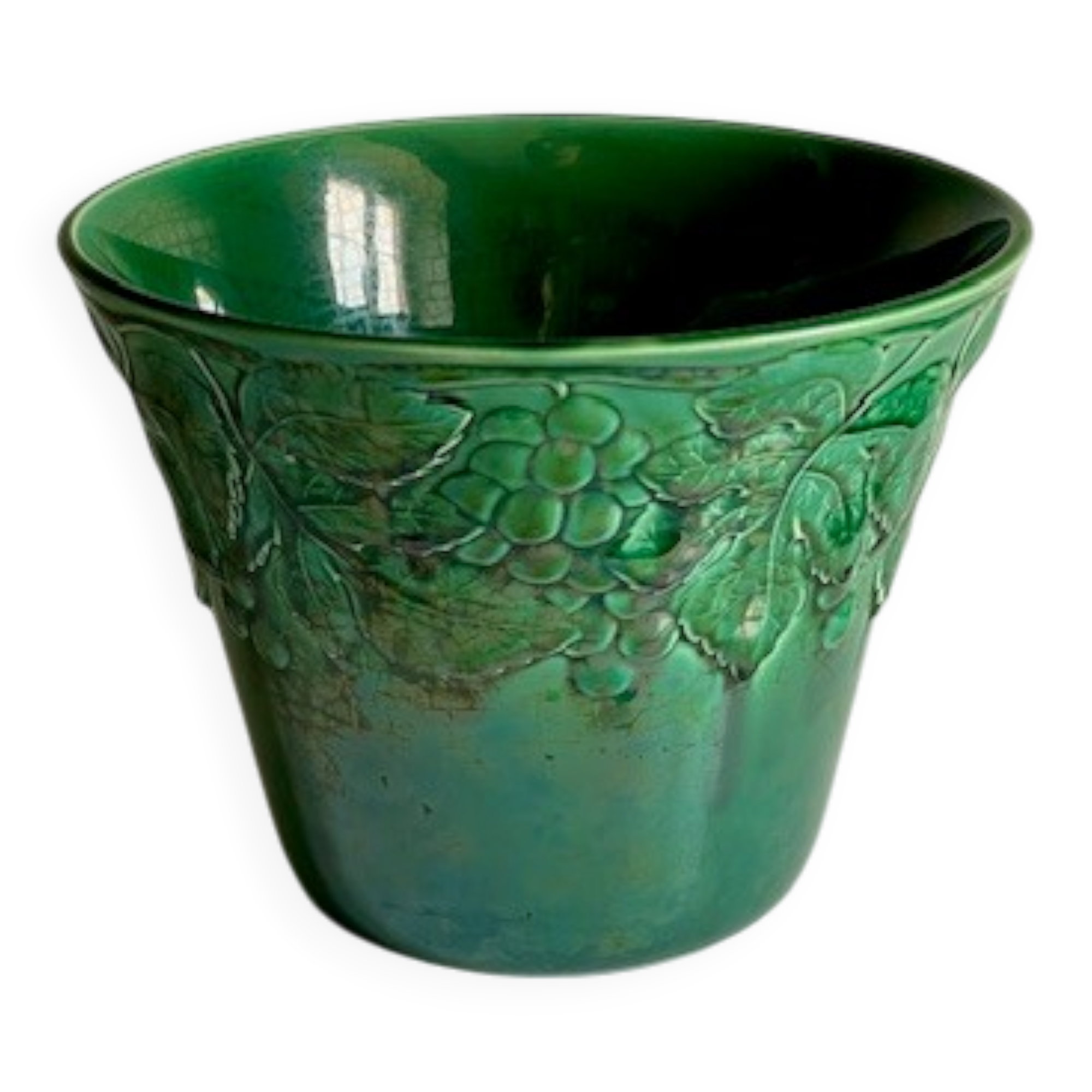 Cache-POT Barbotine GIEN Vintage