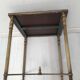 Tables with floorless smoked glass tray 50-60 years
