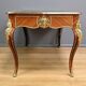 Regency style marquetry desk in precious woods – Late 19th century