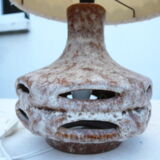 Table lamp ceramic with Lampshade 2 1970s lighting sources