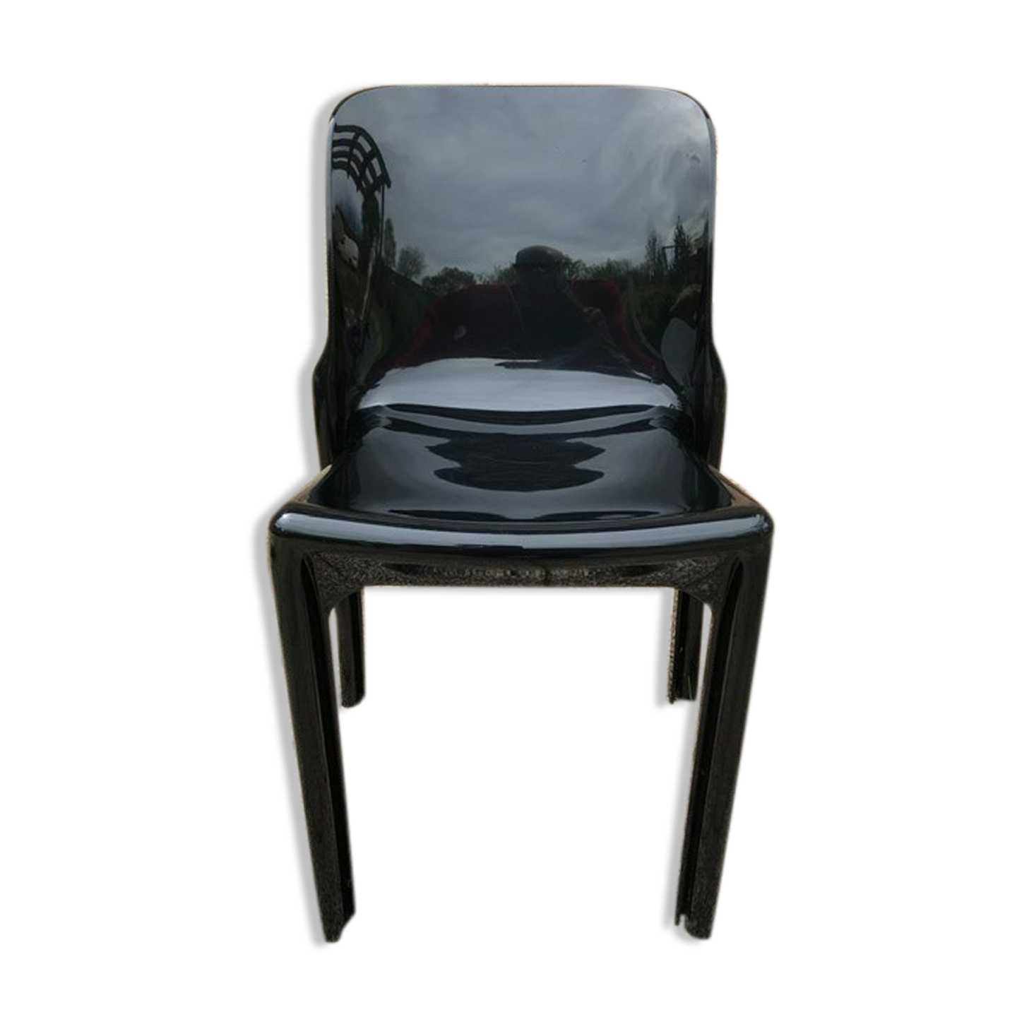 Vico Magistretti Black Selene Chair