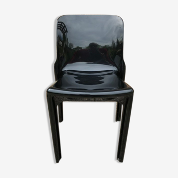 Vico Magistretti Black Selene Chair
