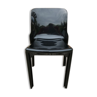 Vico Magistretti Black Selene Chair