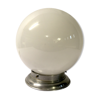 Ceiling light globe opaline circa 50
