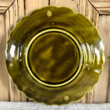 6 old Sarreguemines slip plates