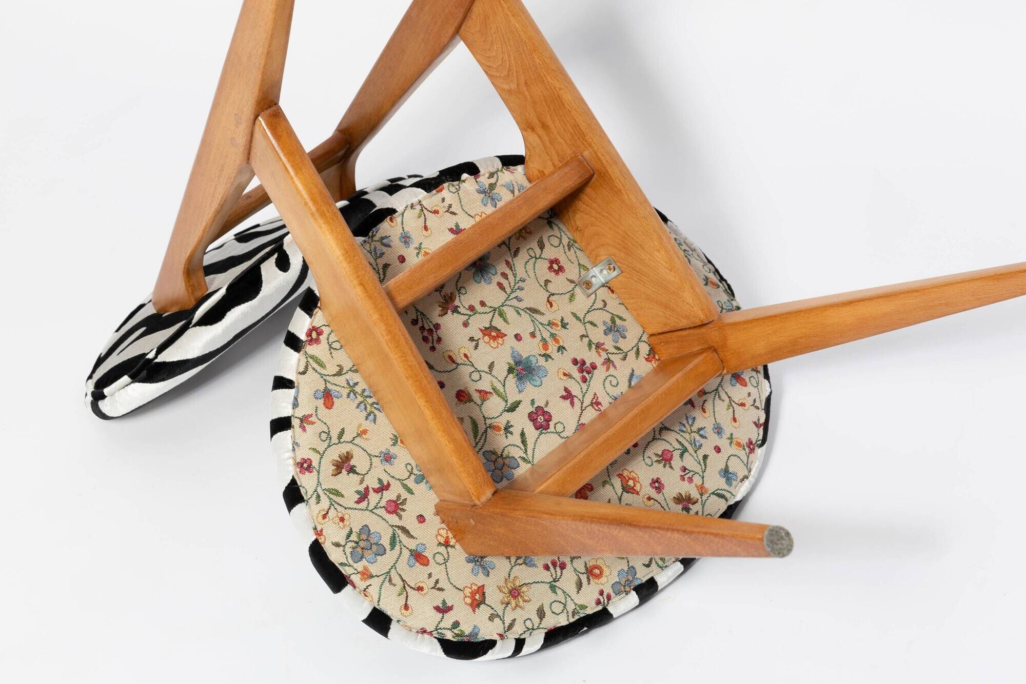 Mid-century zebra chair type 200/128 by Juliusz Kedziorek, Europe, 1960s