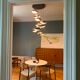 Recent hanging lamp in the style of the 50s
