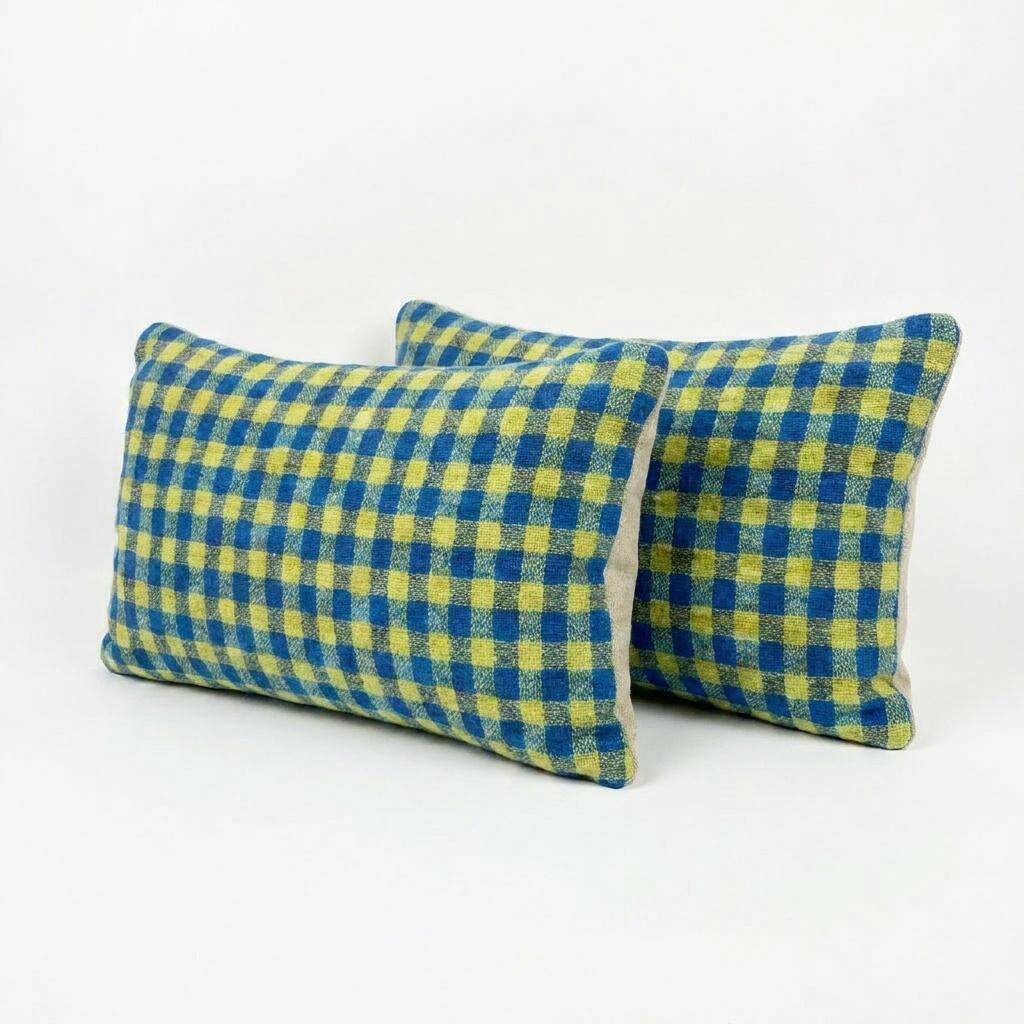 Set of 2 vintage kilim cushion covers 38x61 cm