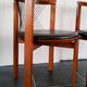 Niels Jorgen Haugesen String wood and leather chairs for Tranekaer, Denmark