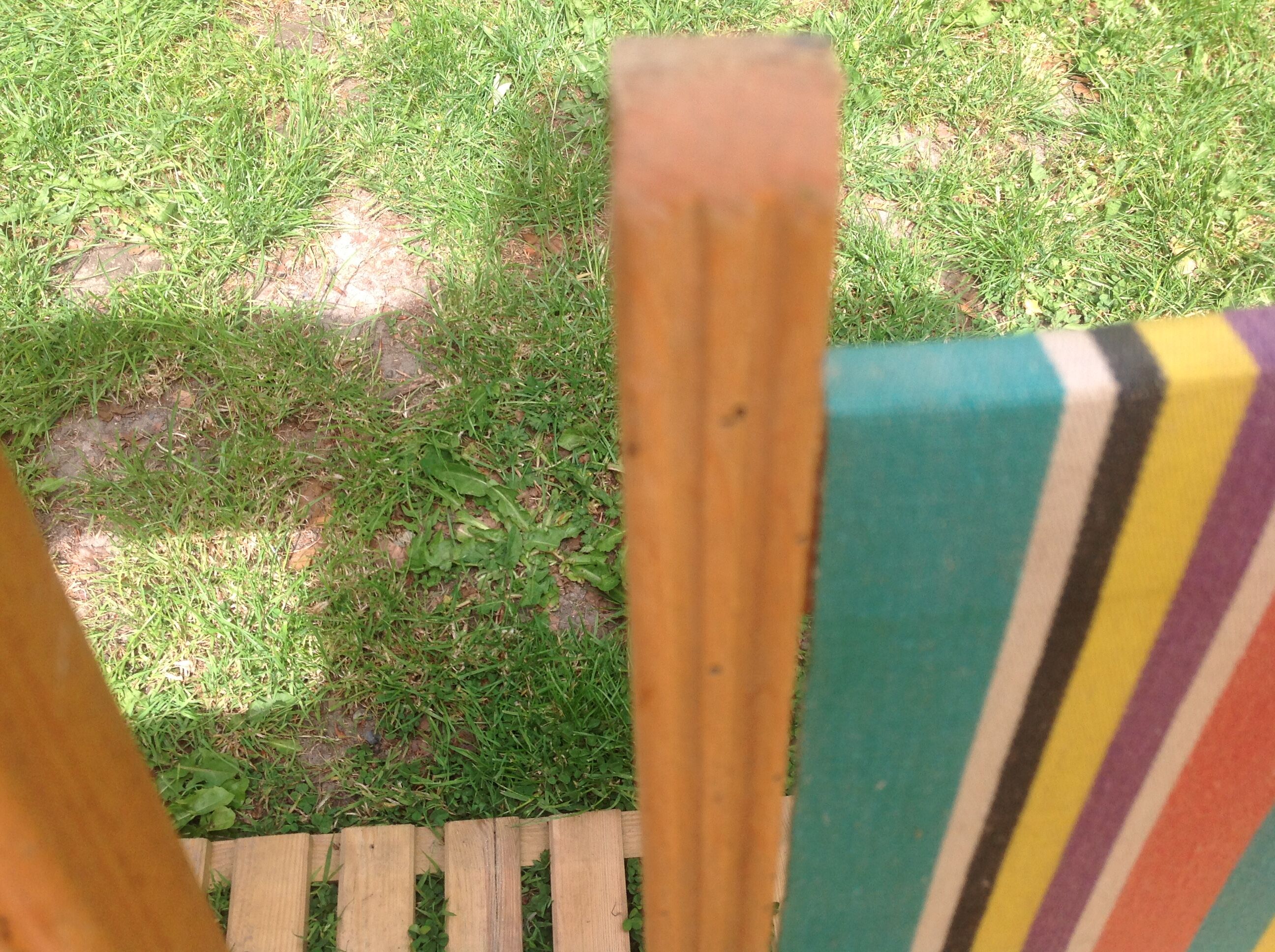 Duo of folding chairs