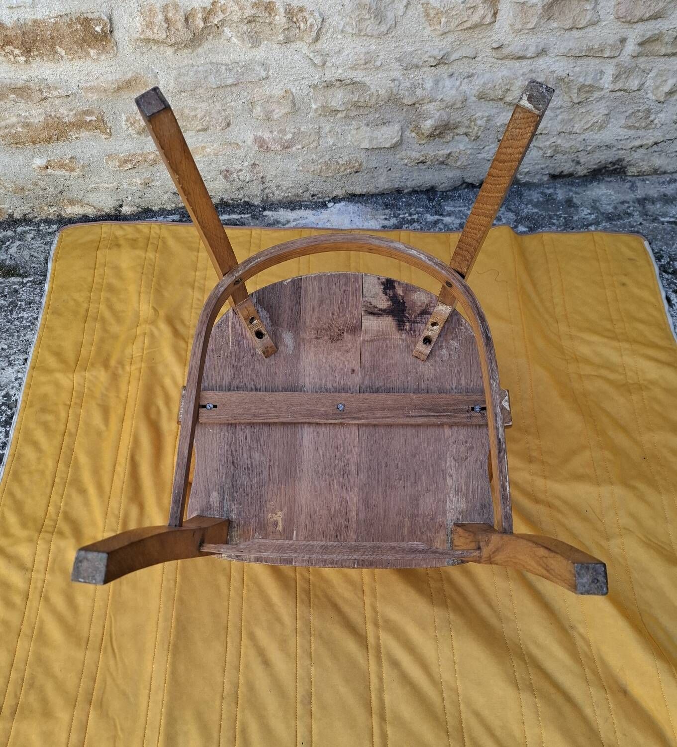 American oak armchair