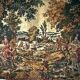 18th century woven wall tapestry 210 x 140 cm