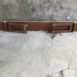 Folding all-wood guinguette bench - vintage mid-XXth