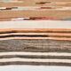 8x11 Brown & Cream Geometric Kilim Rug, 260x341Cm