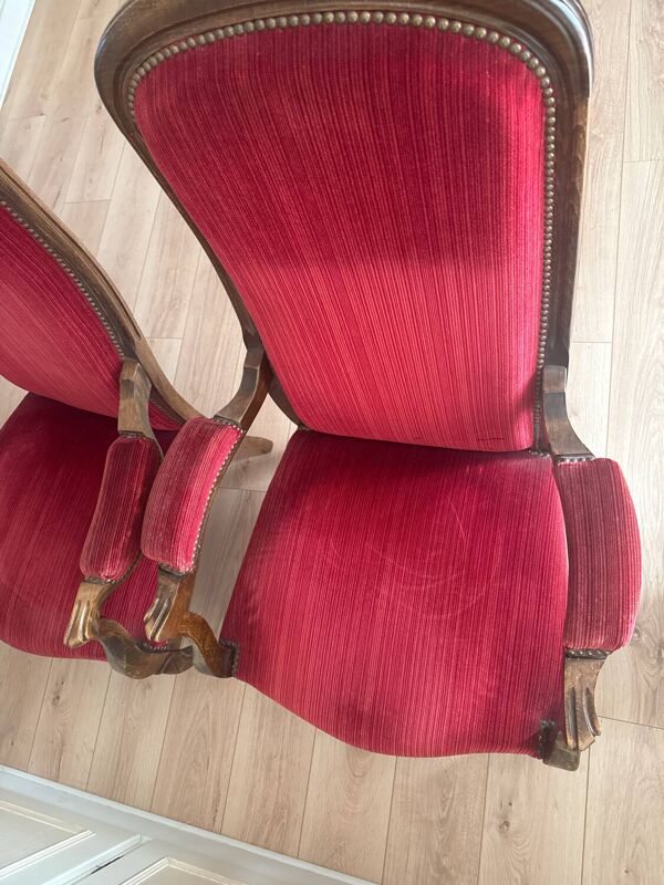 2 fauteuils Voltaire
