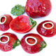 Salad bowl serving and 6 strawberry cups in Aegitna Vallauris