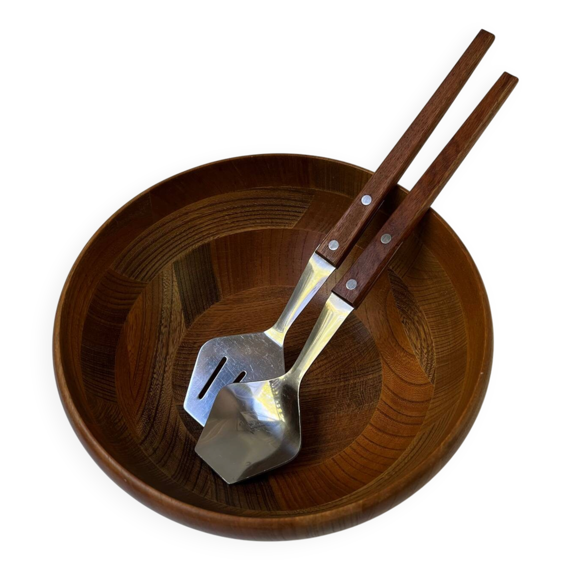 Vintage Scandinavian salad set, Sweden, 1960s