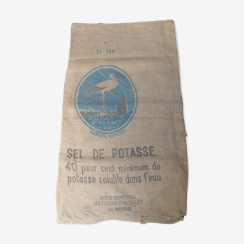 Burlap bag "Potasse d'Alsace"