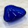 Murano Bullicante glass ashtray in blue