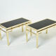 Pair of brass sofa pieces Guy Lefevre for Maison Jansen 70s