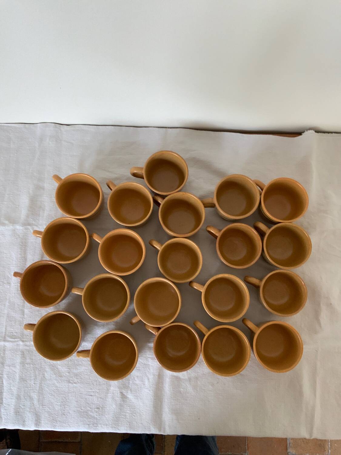 Vintage stoneware mugs