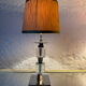 Lampe Art Déco chrome et cristal