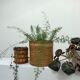 Lot of two wicker baskets