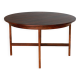 Table à manger ronde en palissandre - Années 60