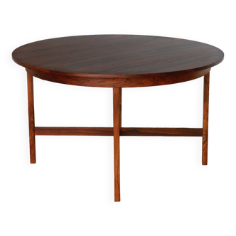 Round rosewood dining table - 1960s