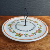 Vintage Cheese Plate Gien France Handmade decor My Kitchen