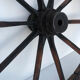 Roue de charette bois