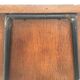 Modernist desk compass feet with drawer box