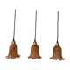 Lot 3 old vintage tulip suspensions