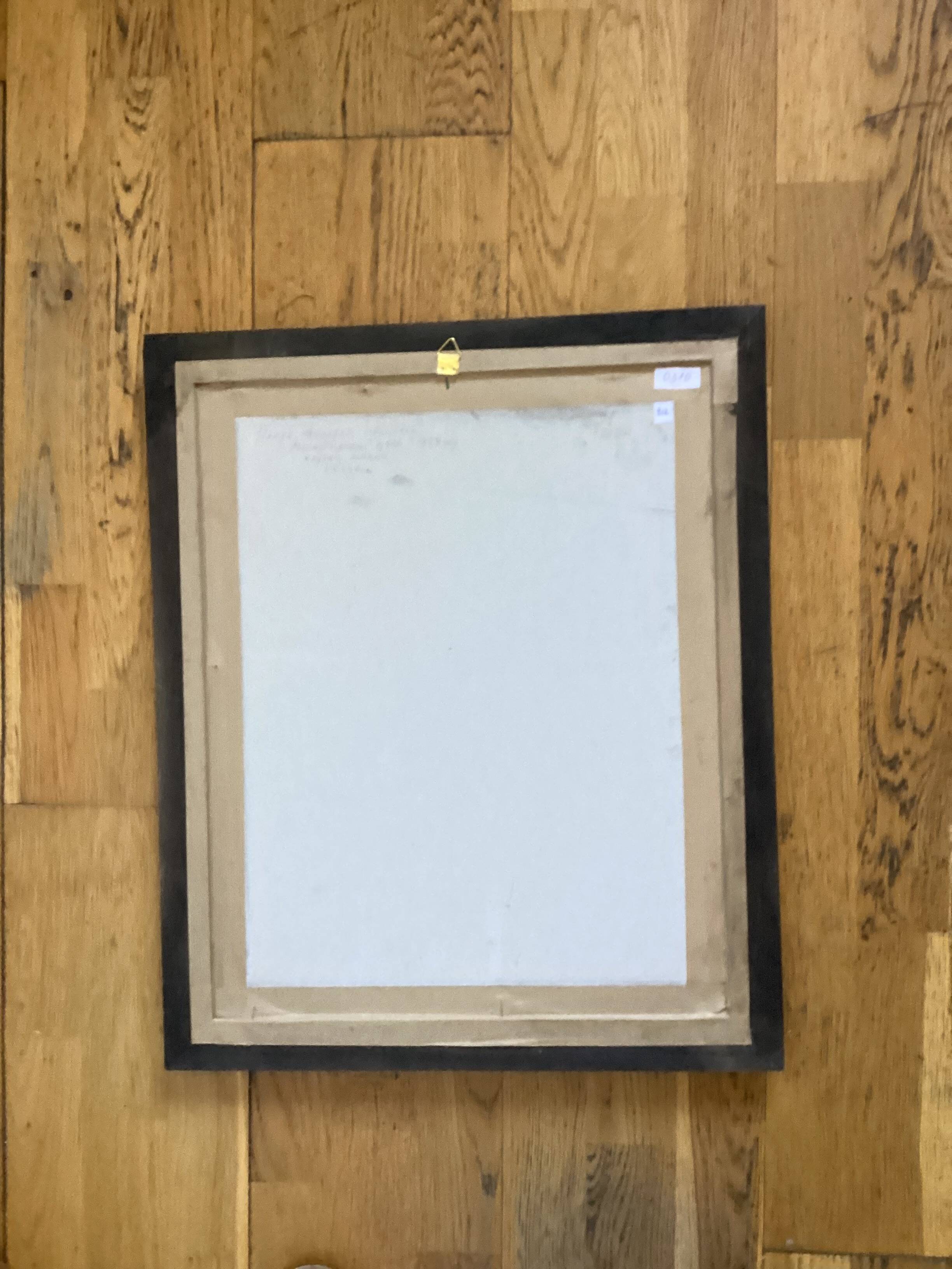 Old painting Oil on cardboard dimensions: height - 59 cm - width - 49 cm -