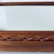 Antique mirror in carved wood and mercury 48x63cm