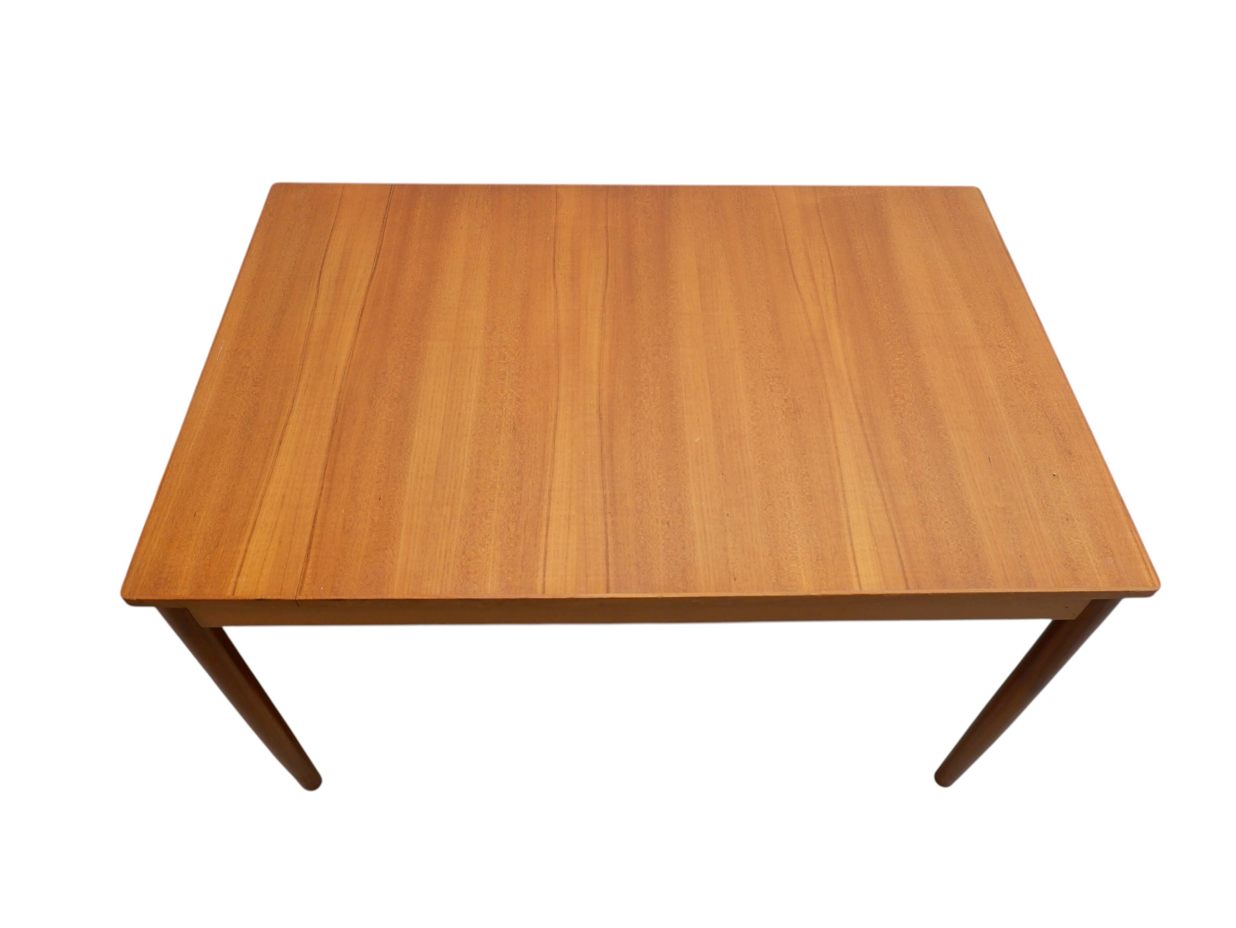 Teak extendable dining table, 1960s Denmark