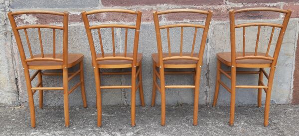 Chaises bistrot (Lot de 4 chaises)