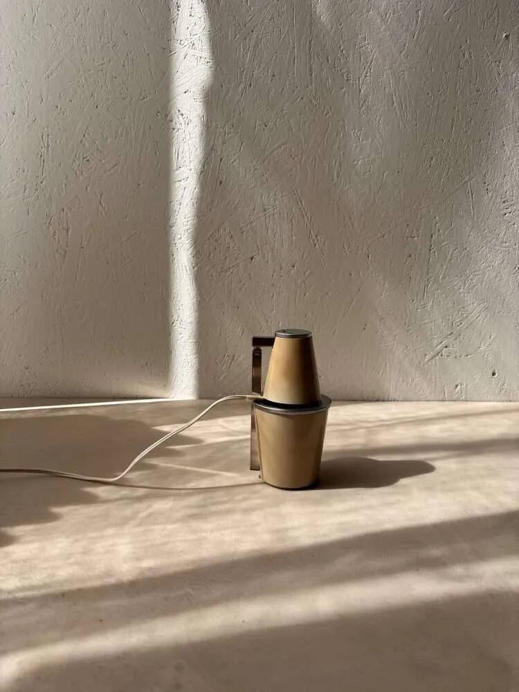 Vintage Hala Lampette beige 1970s lamp