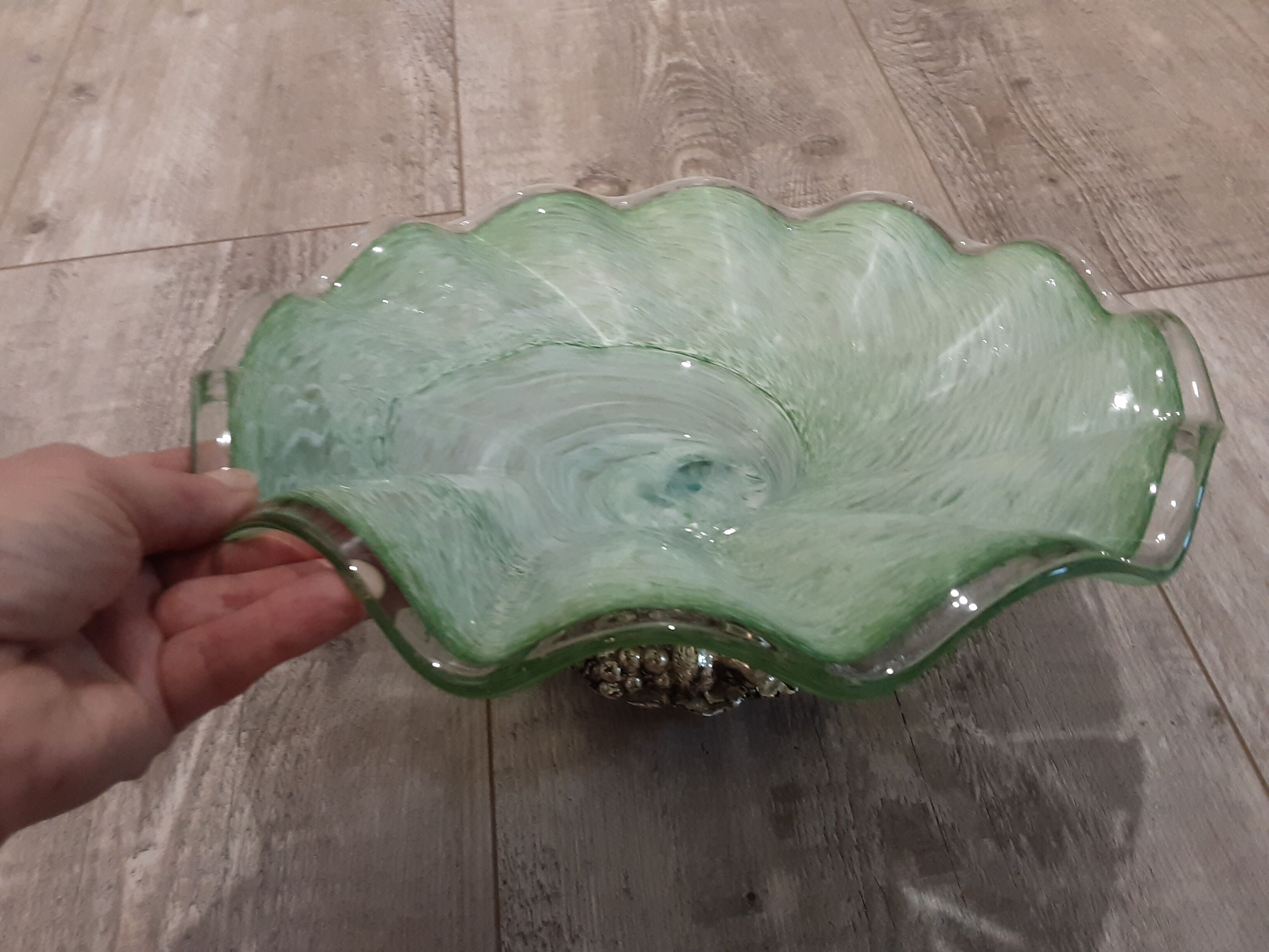 Coupe verre opaline