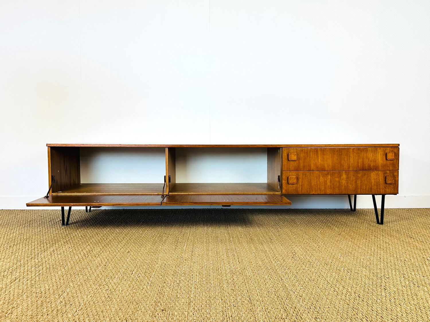 Scandinavian teak sideboard from the 1960s.
