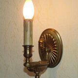 French Antique Brass Traditional Empire Eagle Head Wall Light 5219