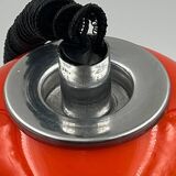 Vintage Pendant Light Made in Italy - Opaline Orange and White Glass, 1960s