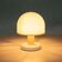 Mushroom table lamp, space age design, Italian 1970s.
