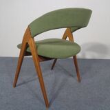 Beech chair in green, 1960s