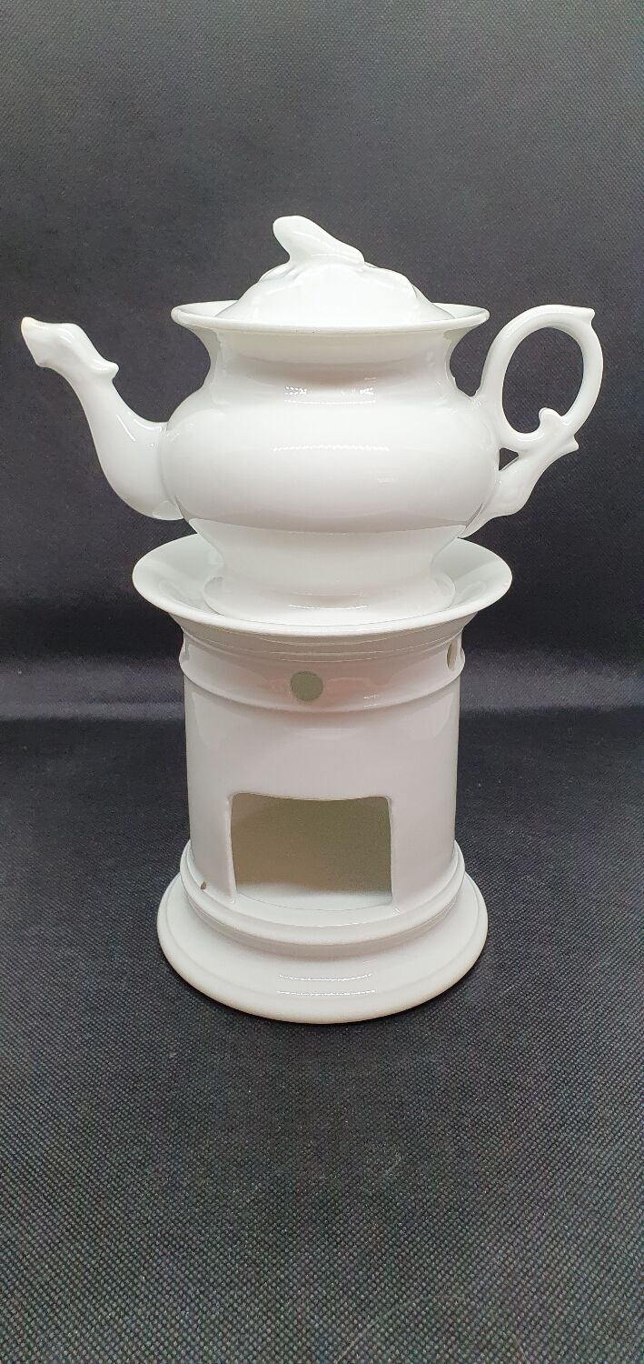Porcelain herbal tea pot