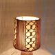 Table lamp in caning and rope - 1960s/70s