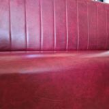 2 benches of bistro imitation leather