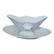 Gien opaque white porcelain gravy boat