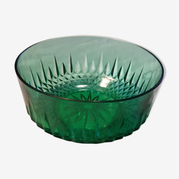 Green glass salad bowl 23 cm arcoroc