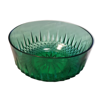 Green glass salad bowl 23 cm arcoroc